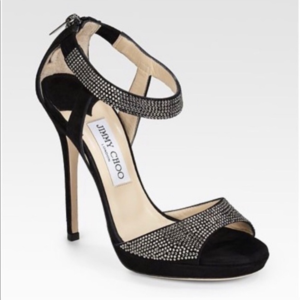 Black jimmy Choo great heels